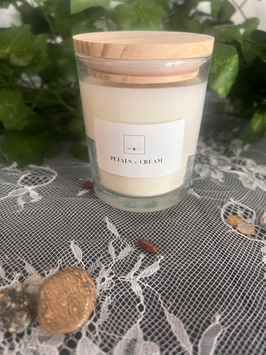 Petals + Cream Soy Candle